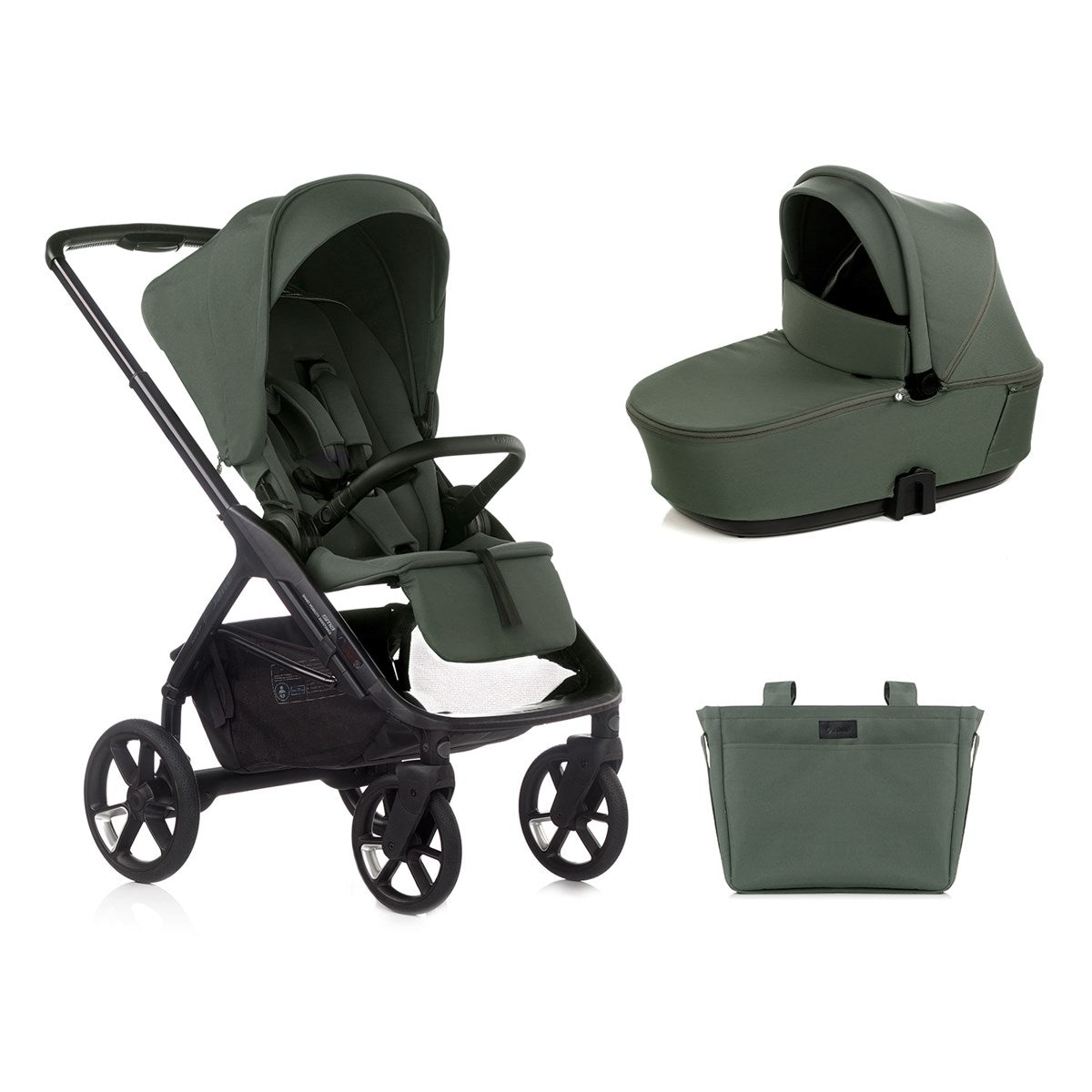 Jane Keep + Sleep Travel System Pram, Botanic