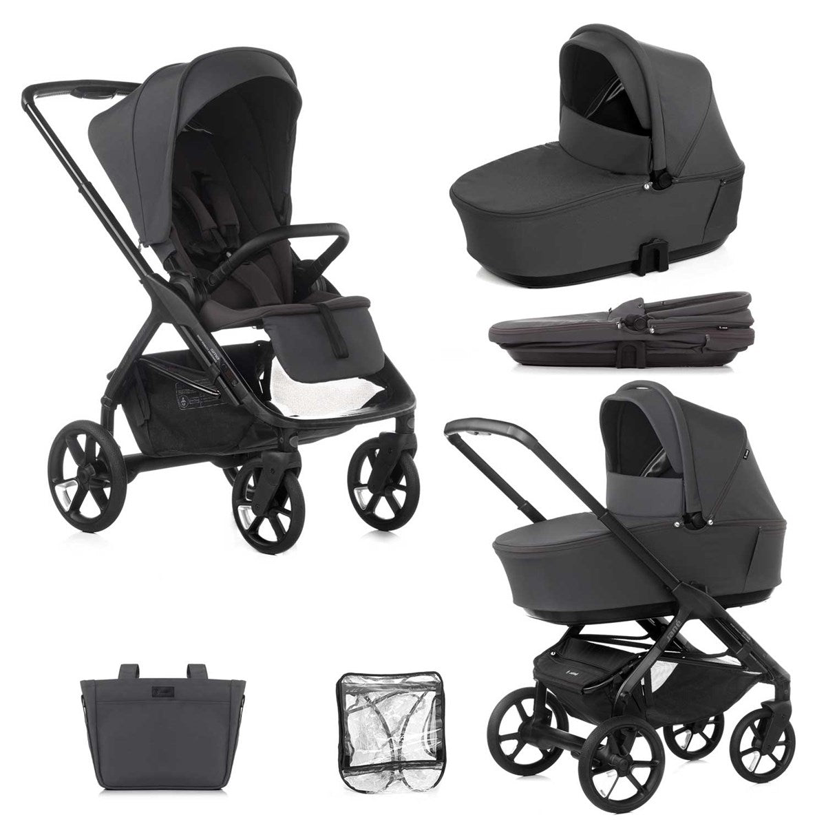 Jane Keep + Sleep Travel System Pram, Cloud