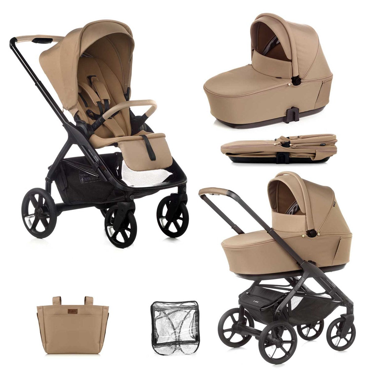 Jane Keep + Sleep Travel System Pram, Sesame