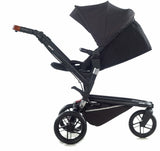 Jane Trider + Transporter + Travel Carrier Travel System, Cold Black