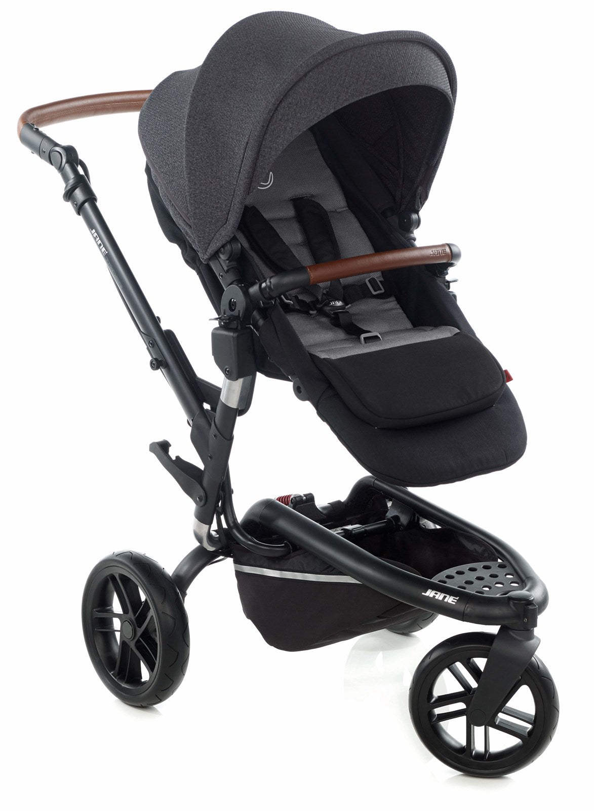 Jane Trider + Transporter + Travel Carrier Travel System, Cold Black