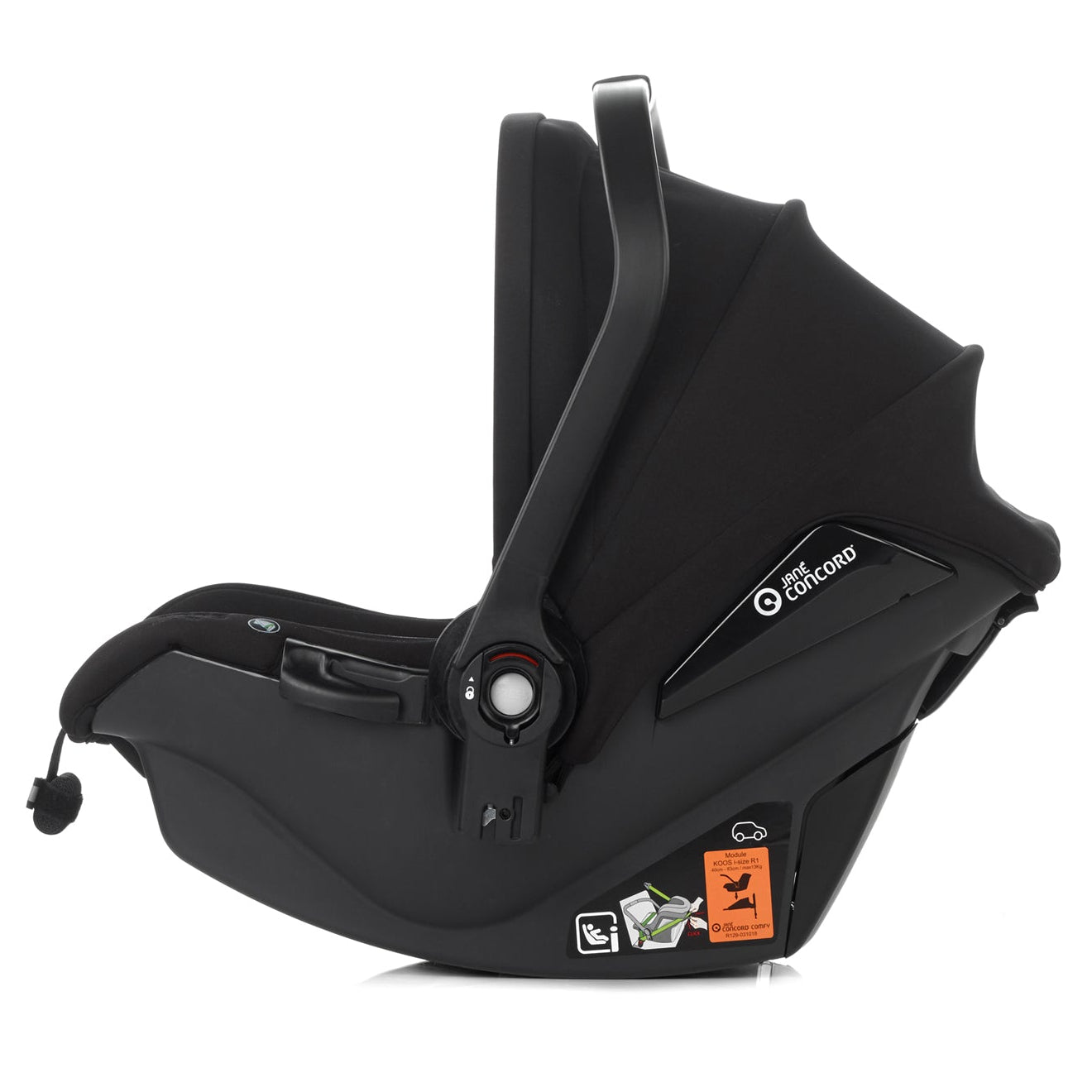 Jané Trider Travel System Bundle with Transporter Plus & Koos R1 i-Size Car Seat, Sand