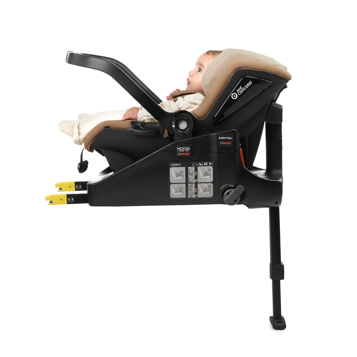 Jané Koos R1 i-Size Baby Car Seat 40-83cm, Birth to 18 Months