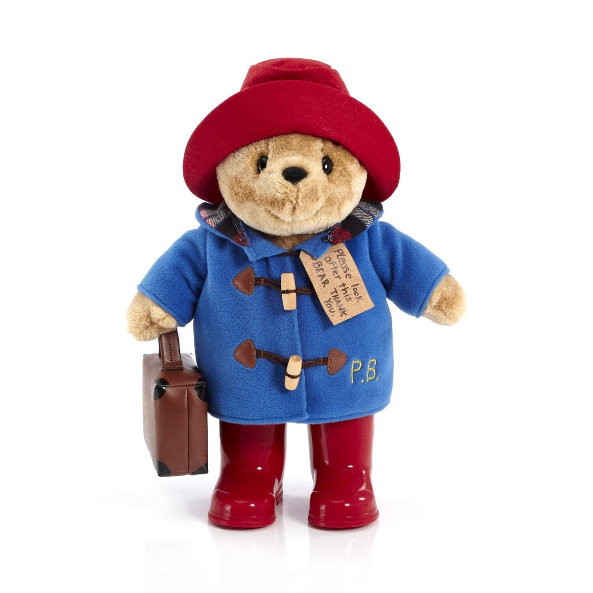 Rainbow Designs Large 34cm Classic Paddington Bear with Boots & Suitcase