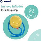 Jané Square Inflatable Bath Tub – Fits Shower Trays, 70L, 0–5 Years