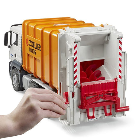 Bruder MAN TGS Rear Loading Garbage Truck, Scale 1:16