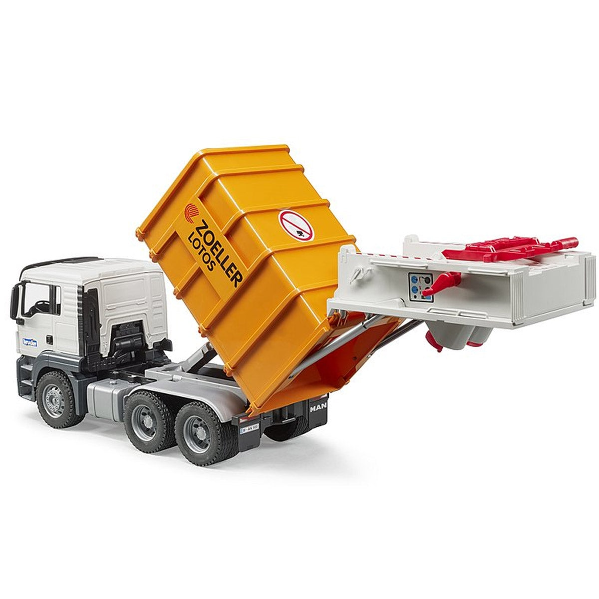 Bruder MAN TGS Rear Loading Garbage Truck, Scale 1:16