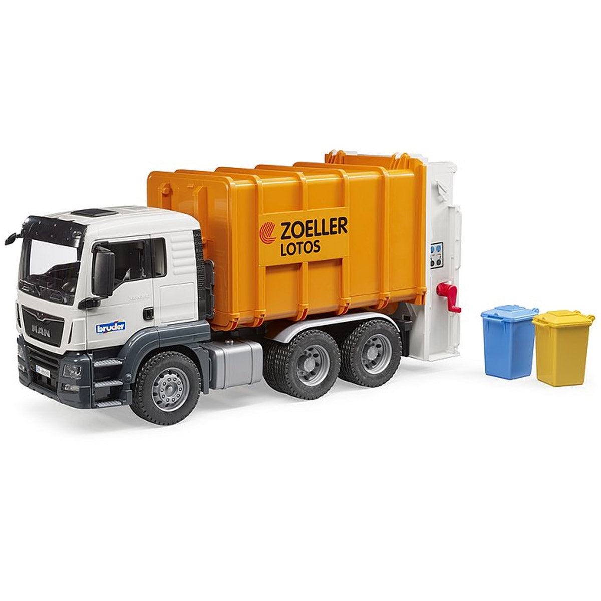 Bruder MAN TGS Rear Loading Garbage Truck, Scale 1:16