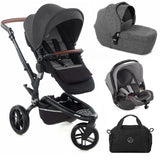 Jané Trider + Transporter Plus Carrycot, Black & Grey