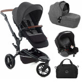 Jané Trider + Transporter Plus Carrycot, Black & Grey
