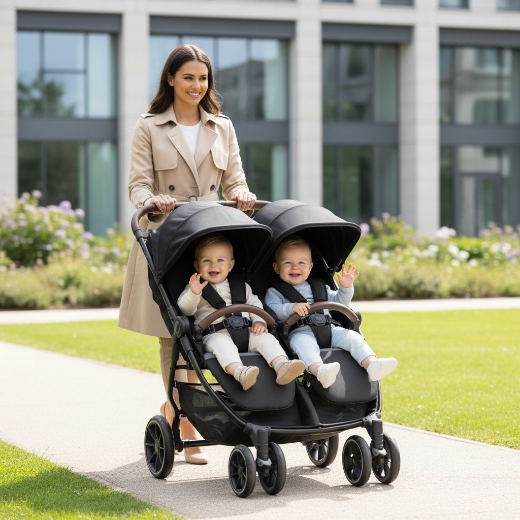 Jane Twinlink Pushchair + 1 Smart Carrycot