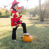 Melissa & Doug Fire Chief Costume Set − Dress Up & Role Play for Boys & Girls | With Extinguisher, Helmet, Badge, Bullhorn & Jacket | Age 3+