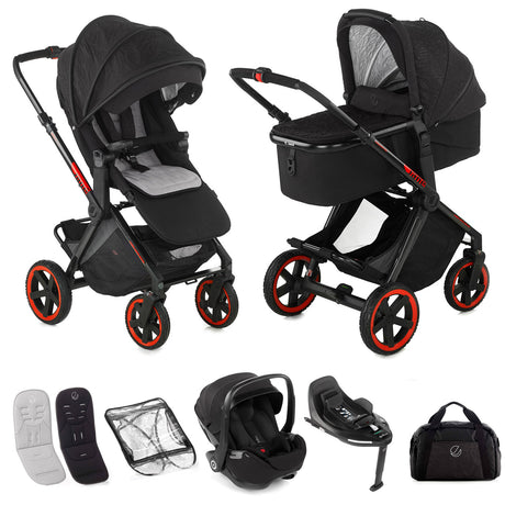 Jane Crosslight Pro Carbon 3in1 + Kombibaby Lie-Flat & Reclining car seat