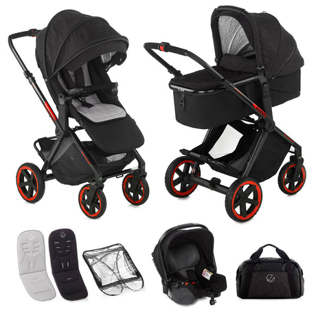 Jané Limited Edition Crosslight Pro Carbon 3in1 Travel System with Koos Car Seat