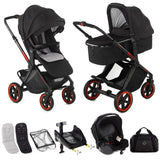 Jané Limited Edition Crosslight Pro Carbon 3in1 Travel System with Koos Car Seat