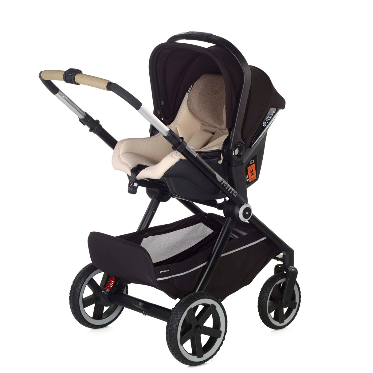 Jane Crosslight-3 + Sweet + Koos iSize, 10 Piece Travel System Bundle
