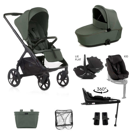 Jane Keep Lie-Flat 360 Family Car Seat Bundle