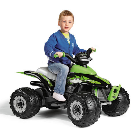 Peg Perego Corral T-Rex 330W 12 Volt Electric Quad, 3+ years, Green