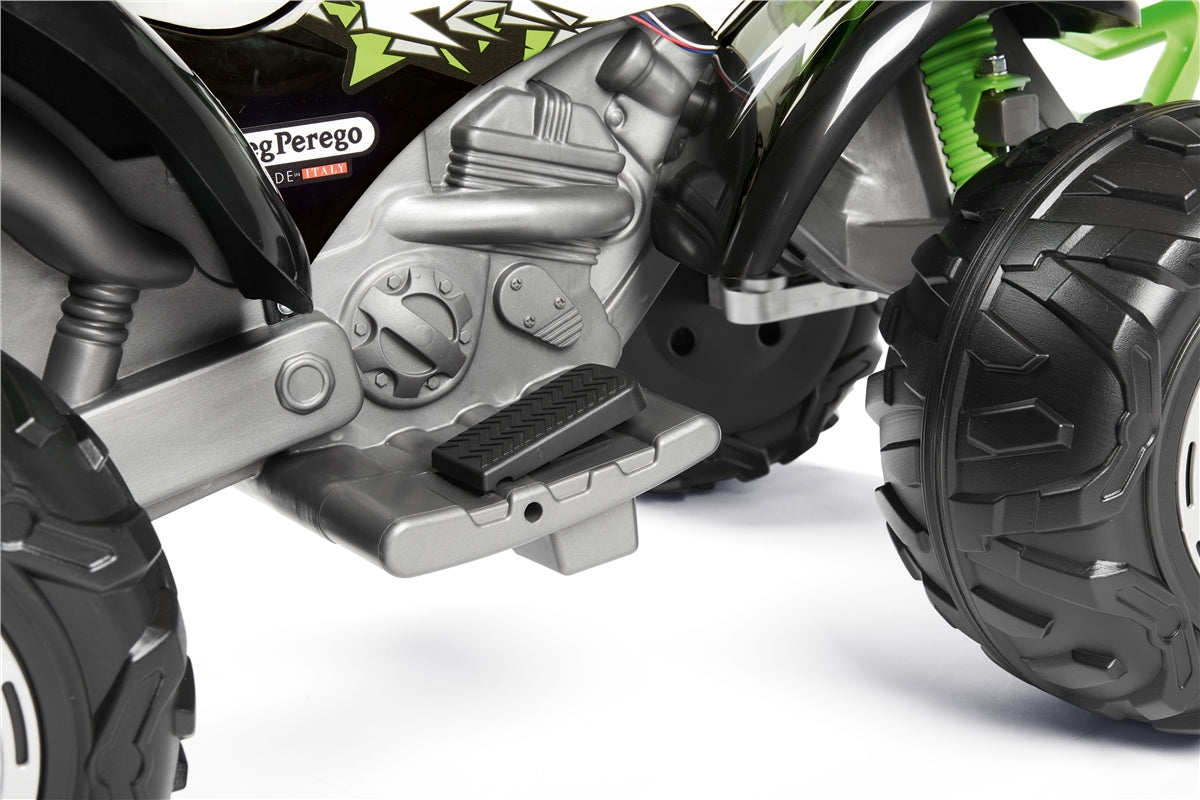 Peg Perego Corral T-Rex 330W 12 Volt Electric Quad, 3+ years, Green