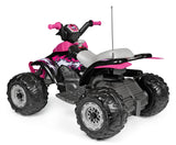 Peg Perego Corral T-Rex 330W 12 Volt Electric Quad, 3+ years, Pink