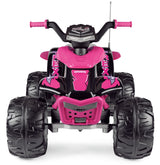 Peg Perego Corral T-Rex 330W 12 Volt Electric Quad, 3+ years, Pink