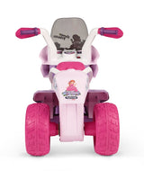 Peg Perego Flower Princess 6V Electric Ride-On Motorcycle with Lights & Sounds, 2+ Years