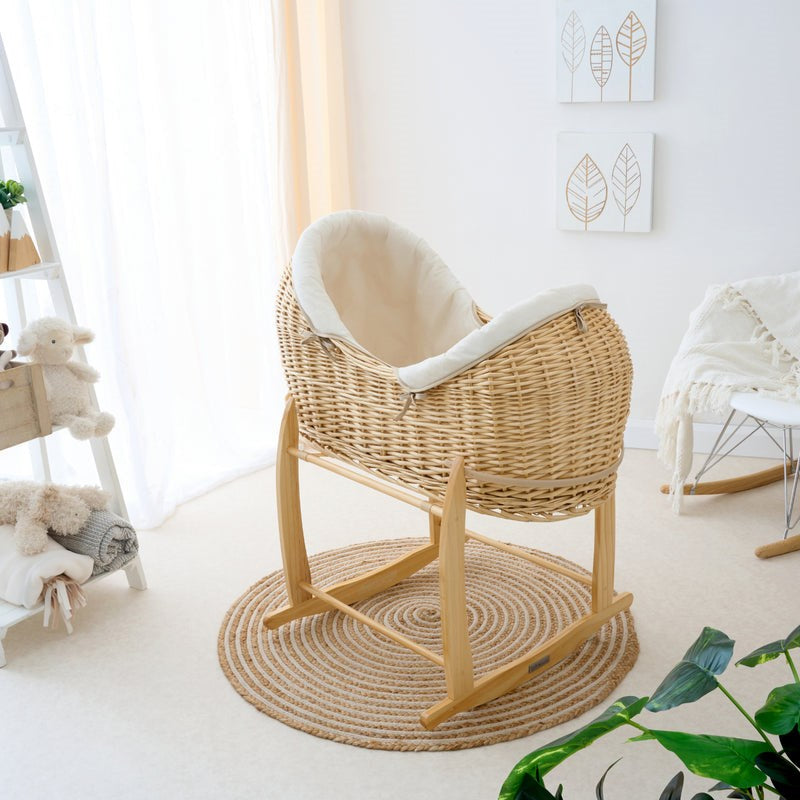 Clair De Lune Deluxe Rocking Moses Basket Stand