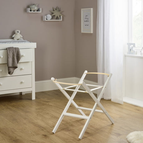 Clair De Lune Folding Wooden Moses Basket Stand