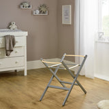 Clair De Lune Folding Wooden Moses Basket Stand