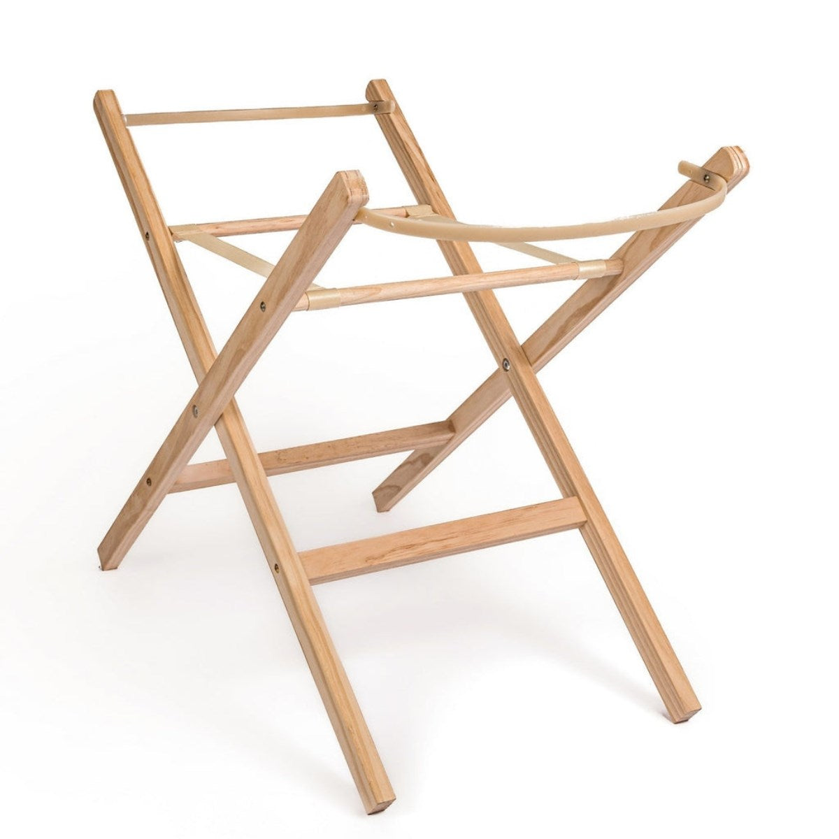 Clair De Lune Folding Wooden Moses Basket Stand