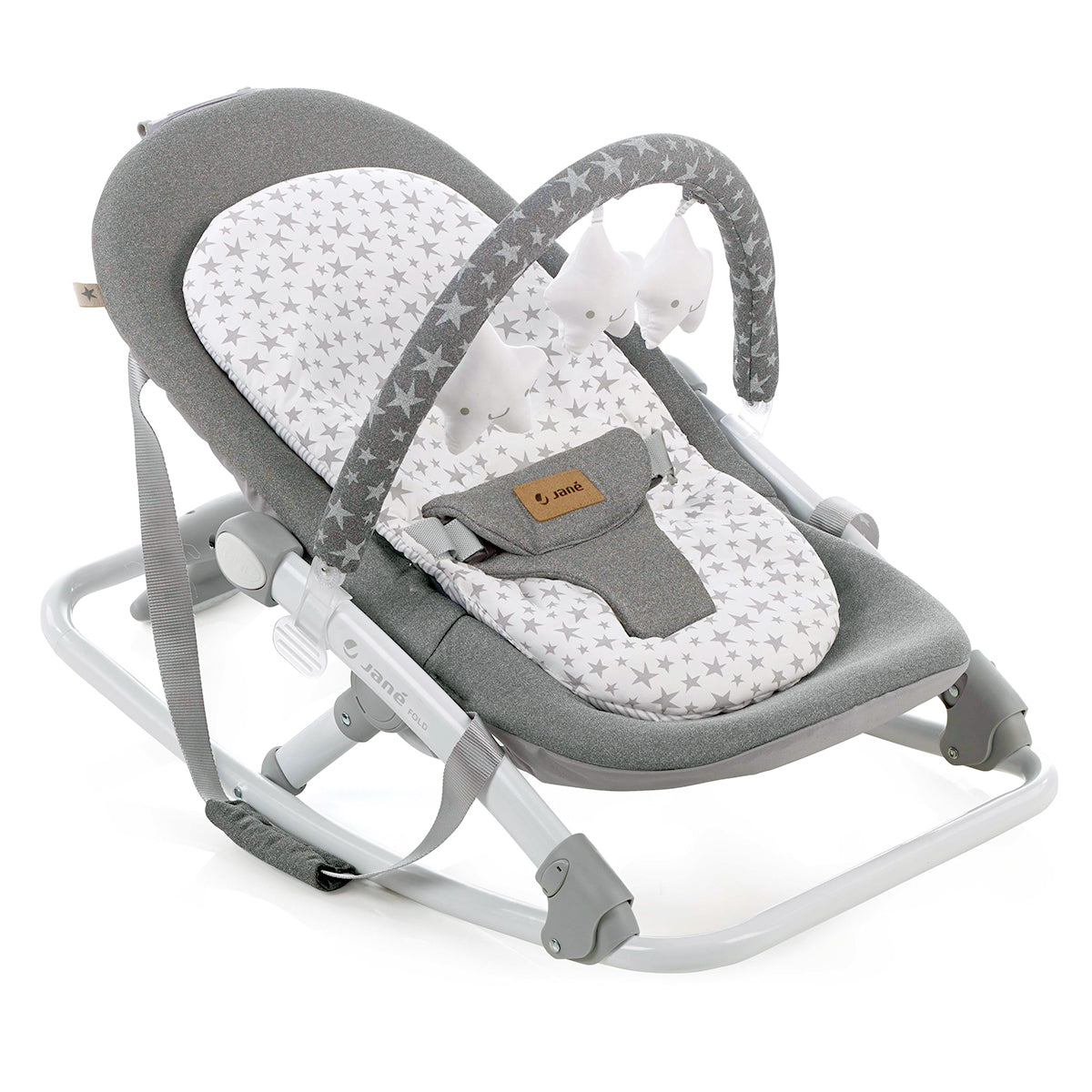 Fold Hammock Rocker Toy Arch & Reversible Cushion Star