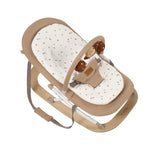 Jane Kalm Wooden Hammock – Natural Birch Rocker with Soft Padded Insert, Sesame