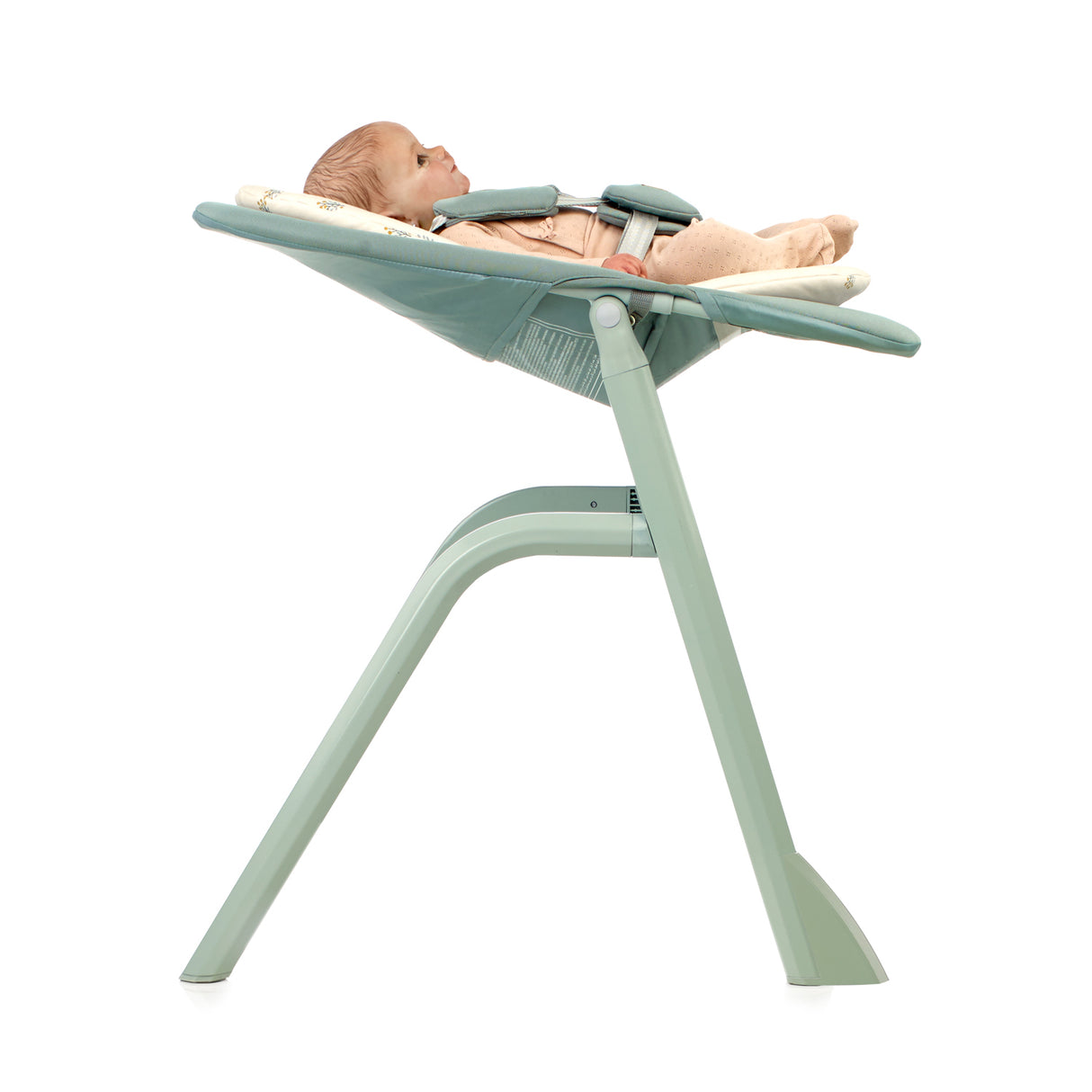 Jane Noah Highchair + Rocker Kit for Newborns – Convertible Beechwood Chair from birth to Adulthood, Pale