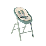 Jane Noah Highchair + Rocker Kit for Newborns – Convertible Beechwood Chair from birth to Adulthood, Botanic