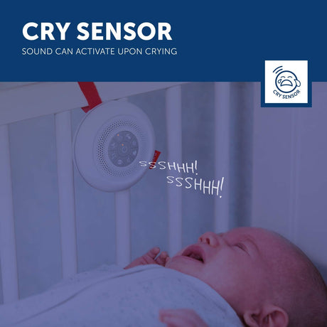 ZAZU Suzy Portable Baby Soother with White Noise & Cry Sensor