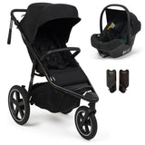 Tribe All-Terrain Jogger Buggy + Infant iSize Car Seat, Black