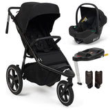 Tribe All-Terrain Jogger Buggy + Infant iSize Car Seat, Black
