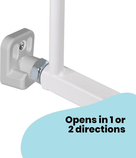 Safety 1st Wall Fix Extending Metal Gate - White