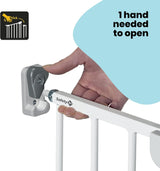 Safety 1st Wall Fix Extending Metal Gate - White
