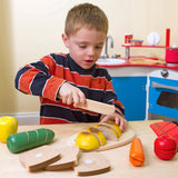 Melissa & Doug Wooden Cutting Foods Toy Set