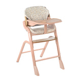 Jane Noah Highchair + Rocker Kit for Newborns – Convertible Beechwood Chair from birth to Adulthood, Pale