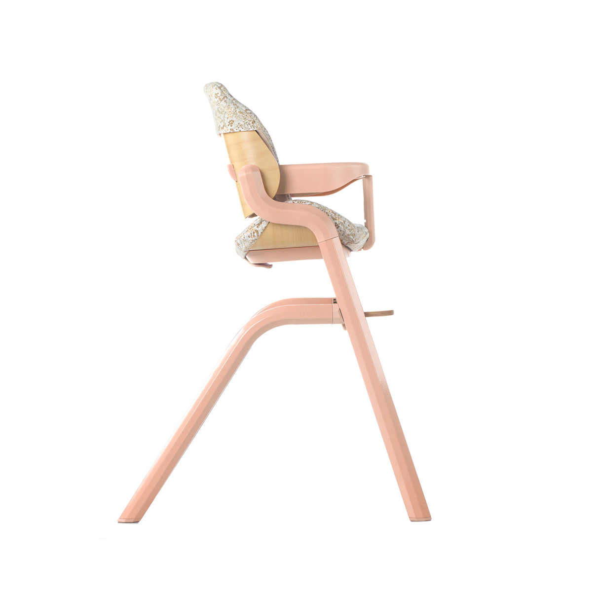 Jane Noah Highchair + Rocker Kit for Newborns – Convertible Beechwood Chair from birth to Adulthood, Pale