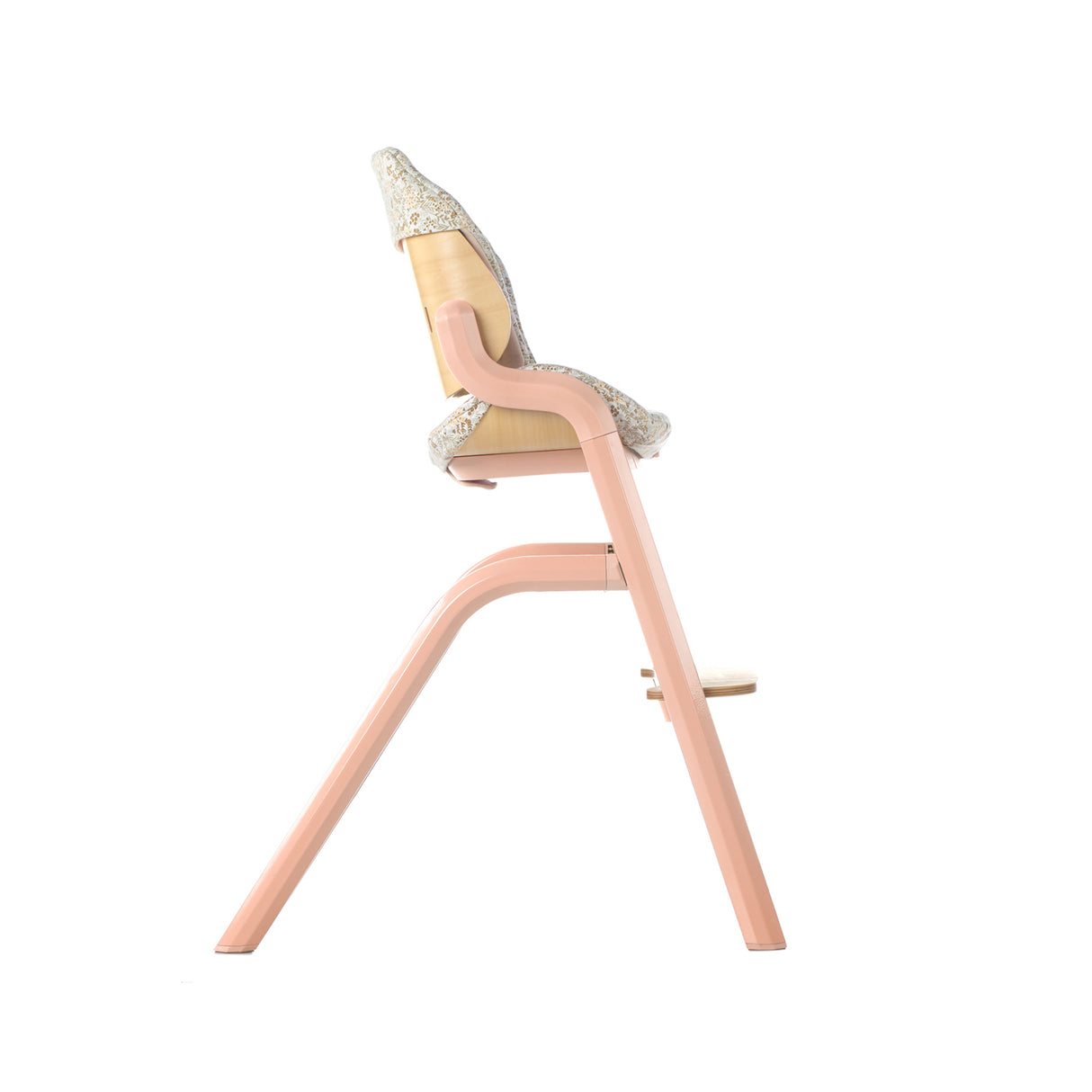 Jane Noah Highchair + Rocker Kit for Newborns – Convertible Beechwood Chair from birth to Adulthood, Pale