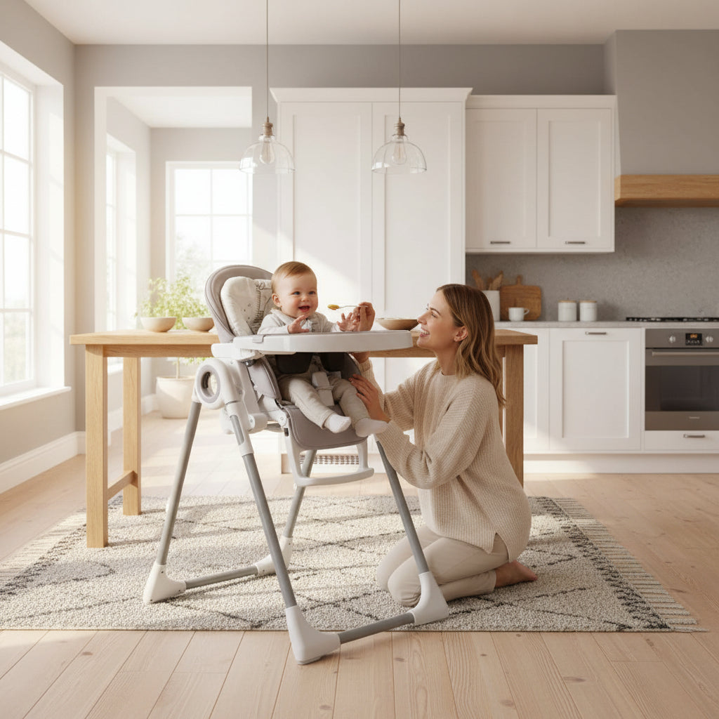 Jané Kosmic Eco Leather Adjustable Highchair – Birth to