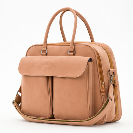 Bizzi Growin Baby Travel Crib Changing Bag POD ® - Vegan Leather