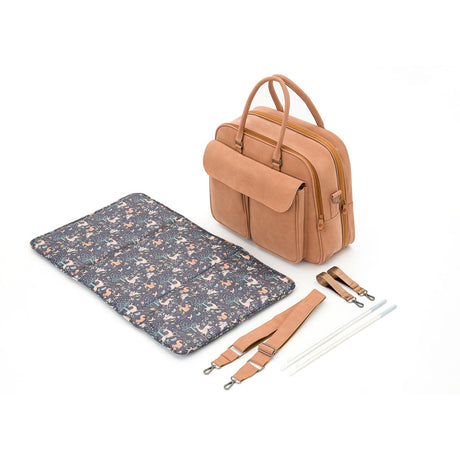 Bizzi Growin Baby Travel Crib Changing Bag POD ® - Vegan Leather