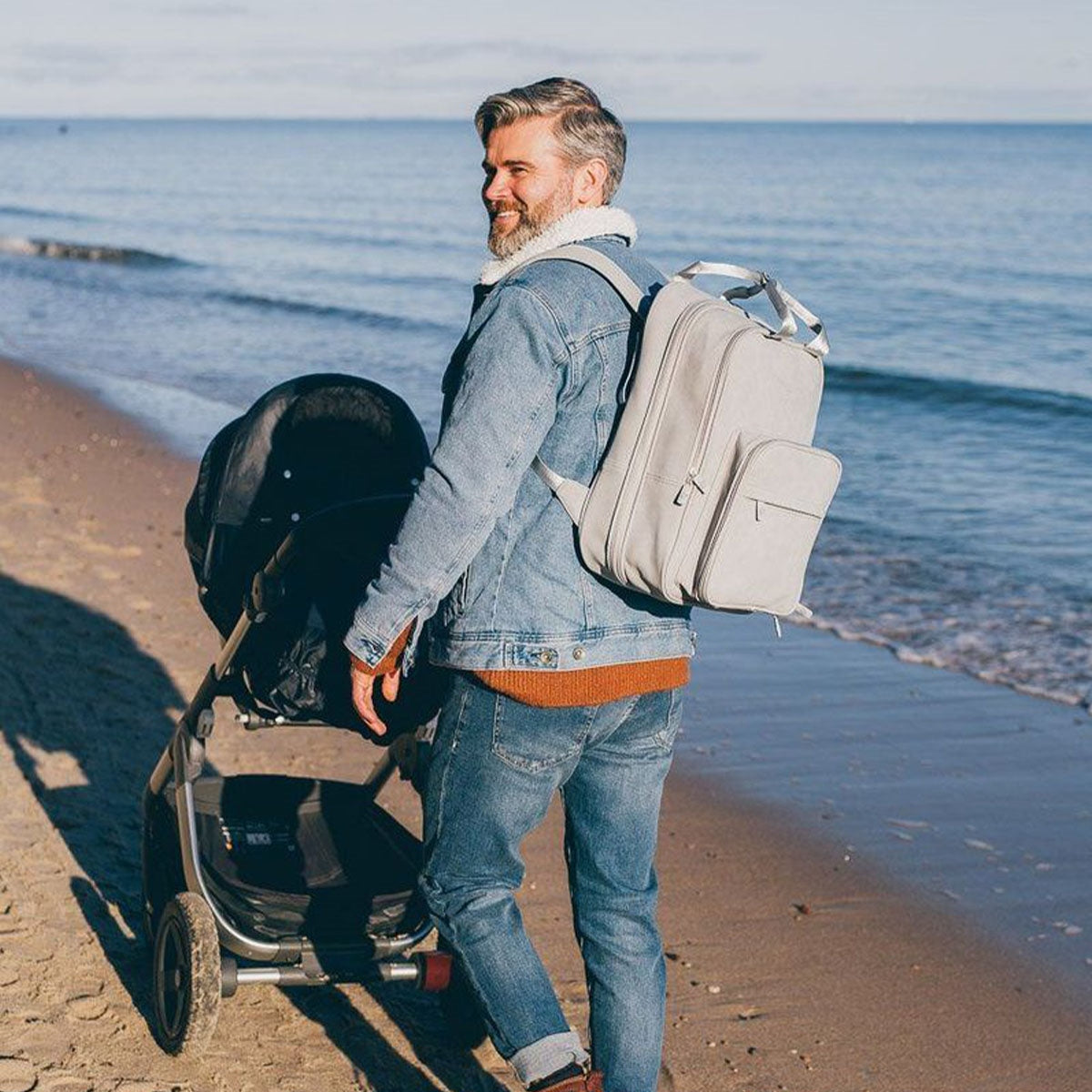 Bizzi Growin 2-in-1 Travel Bag & Baby Crib Vegan Leather - RucPOD ®