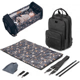 Bizzi Growin 2-in-1 Travel Bag & Baby Crib Vegan Leather - RucPOD ®