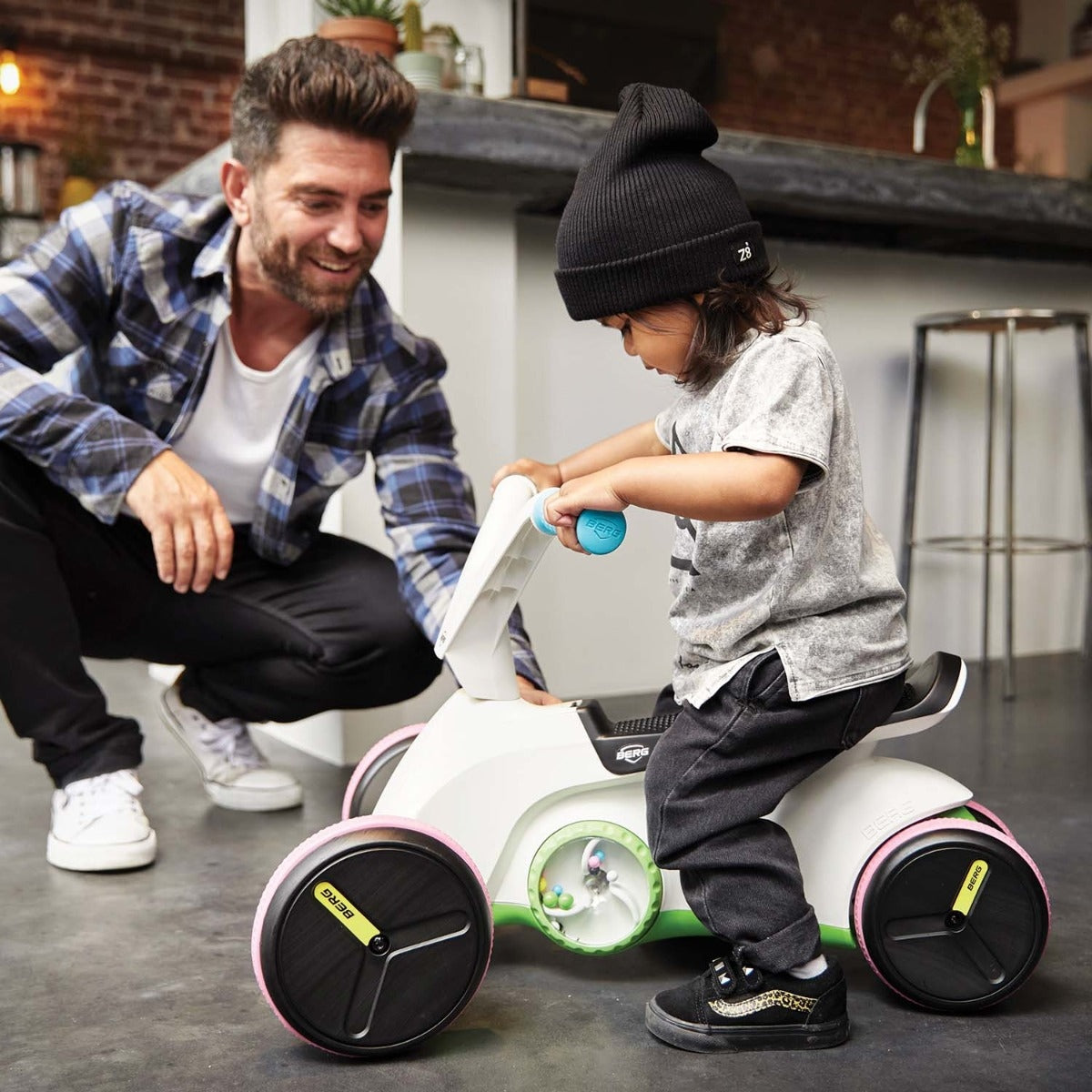 Berg GO Twirl Foot-to-Floor Ride-On Car, 10–30 Months, Turquoise