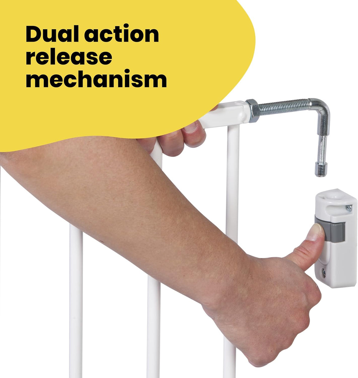 Safety 1st Wall Fix Extending Metal Gate - White